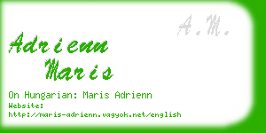 adrienn maris business card